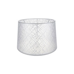 [FZ95846] Paralume Deco ASZ1181 tessuto bianco motivo ricamo