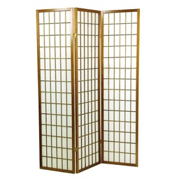 [V42030500NA] Paravento separe carta di riso naturale 135x180h cm