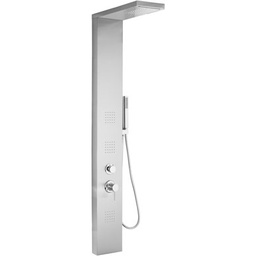 [DFLEX-100-PMAN] Parete attrezzata multifunzione Manhattan, cromo satinato