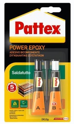 [017780] Pattex Saldatutto - Adesivo Bicomponente Trasparente 24gr