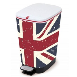 [KIS0022] Pattumiera a pedale Chic 'UK' 29x44,5x60,5h cm
