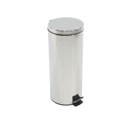 [V5712540000] Pattumiera con pedale acciaio cmø25h62x25 litri 20
