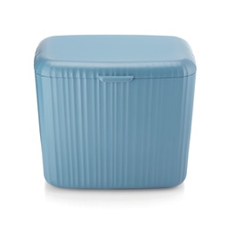 [1996040] Pattumiera organico Guzzini Bio Wasty azzurro polvere