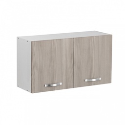 [A10485] Pensile sopracappa olmo con 2 ante da cucina Cm 90x32xh49