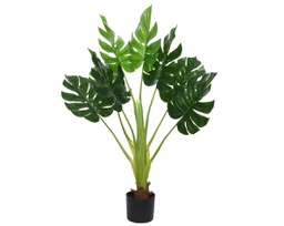 [20041791] Pianta in plastica con vaso 70x29x105h cm verde