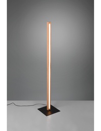 [TRIO426410130] Piantana Bacchetta Legno Vintage Led Touch Bellari Trio Lighting