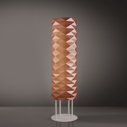 [PRISMA/4P/155/COP] Piantana Base Mt Copper in Metallo Cm. 27 x 155h