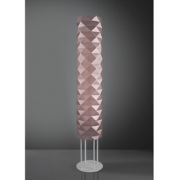 [PRISMA/4P/155/PKM] Piantana Base in Mt Pink Metal in Metallo Cm. 27 x 155h