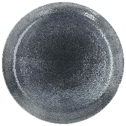 [19981885] Piatto Rotondo Coupe 31 cm Iride Porcellana Blu Rustical Chic
