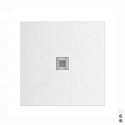 [DFLEX-179-LEQ-S080] Piatto doccia Estasi quadrato - Sabbia 80x80 cm
