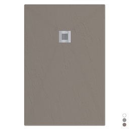 [DFLEX-179-LER-B090110] Piatto doccia Estasi rettangolare - Bianco 90x110 cm