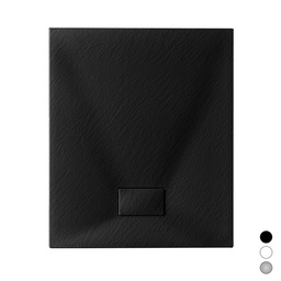 [DFLEX-179-SER-N80170] Piatto doccia nero slim rettangolare 80x170 cm