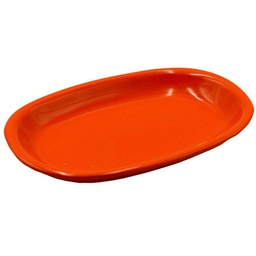 [V5853690000] Piatto romeo arancione ovale cm36x25h4