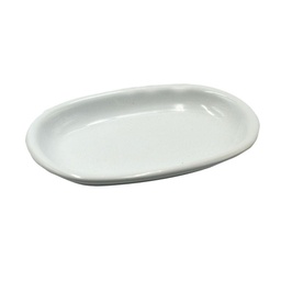 [V5853900000] Piatto romeo bianco ovale cm36x25h4