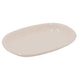 [V5855880000] Piatto romeo crema ovale cm36x25h4