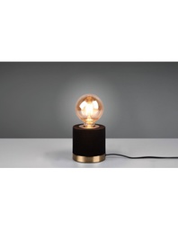 [TRIOR50691002] Piccolo Lumetto Tavolo Judy Velluto Nero Ø11 cm Trio Lighting