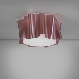 [FOLIO/P3/60/PKM] Plafoniera 3 Luci Pink Metal Cm. 60 x 32h