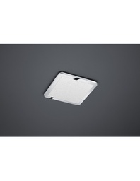 [TRIO656511806] Plafoniera Quadrata Cesar Led Dimmerabile Cromo IP44 30x30 cm Trio Lighting