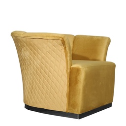 [FZ97634] Poltrona Argentario Berger ocra base nera