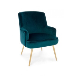 [B0743446] Poltrona Clelia deep effetto velluto