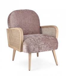 [B0748261] Poltrona Dalida Old Rose