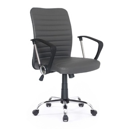 [EFFEZ95111] Poltrona ufficio Asgar base cromata tortora EFFEZ