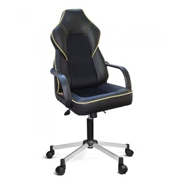 [FZ95760] Poltrona ufficio gaming Nero LYDIA 51x52x h73 cm