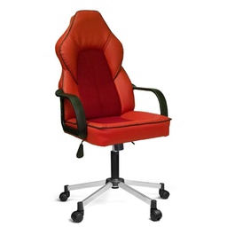 [FZ95759] Poltrona ufficio gaming Rosso LYDIA 51x52x h73 cm