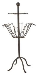 [V9139920000] Portabottiglie piedistallo ferro lo-7583 cm. 46,5 x 46,5 h 85