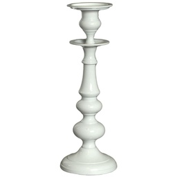 [V7014390000] Portacandele alluminio bianco 1p cmø13h37