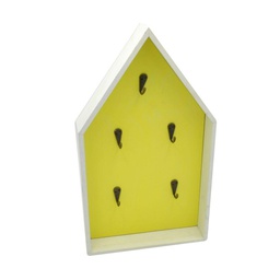 [V5913340000] Portachiavi legno casetta domus 5 posticm22,9x5h41,1