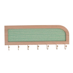 [V5962350000] Portachiavi legno marrone rettangolare cm40x2,5x16,5