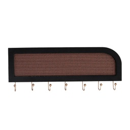 [V5962360000] Portachiavi legno nero rettangolare cm40x2,5x16,5