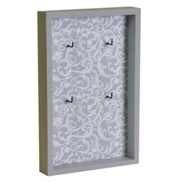 [V5913310000] Portachiavi legno rebecca 4p cm16x3,5h25