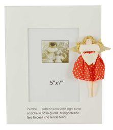 [V9158830000] Portafoto dream princesses rosso sd-0850 cm. 21,5 x 2,5 x 26,5