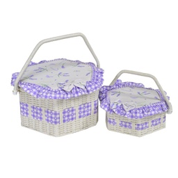 [V3905590000] Portalavoro lavanda 1-2 esagonale cm29x29h19