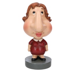 [V5961330000] Portaocchiali resina donna con molla cm 7x7h13