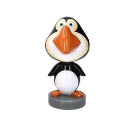 [V5961360000] Portaocchiali resina pinguino con mollacm 6