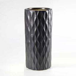 [GIC635373] Portaombrelli in ceramica grigio scuro design cm 23 x 51 h