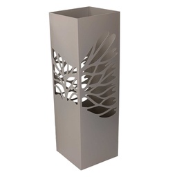 [V3505410000] Portaombrelli metallo albero tortora quadro cm 15