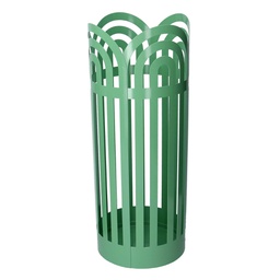 [V3505360000] Portaombrelli metallo archi verde tondocm ø19h49