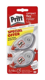 [2004095] Pritt - Set di 2 Correttori Roller Compact da 4.2 mm