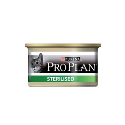 [056348] Pro Plan Sterilised Patè gatto con tonno e salmone Purina 85 grammi