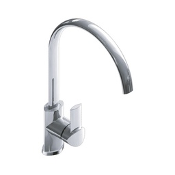 [EFFEZ28997] Rubinetto miscelatore per lavabo cucina finitura cromo h.26,78x20,3 cm EFFEZ