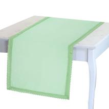 [V7909950000] Runner amelie verde acqua cm50x150