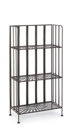 [B0740485] Scaffale 3P Ray Marrone 62X31X116H