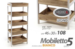 [GIC765377] Scaffale cinque ripiani cm 46 x 30 x 108 h
