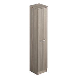 [AZ896407] Scarpiera olmo in legno con un’anta e 6 ripiani cm h180x36x38