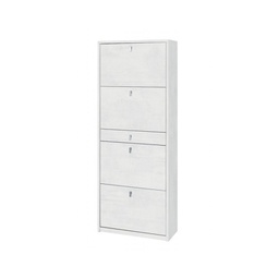 [OSK569OSOSK] Scarpiera quattro ante un cassetto Bianco Ossido 63x29x h164 cm