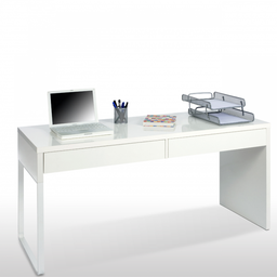 [CAP97239] Scrivania Porta Computer Cm. 138 x 50 x 75h Bianco